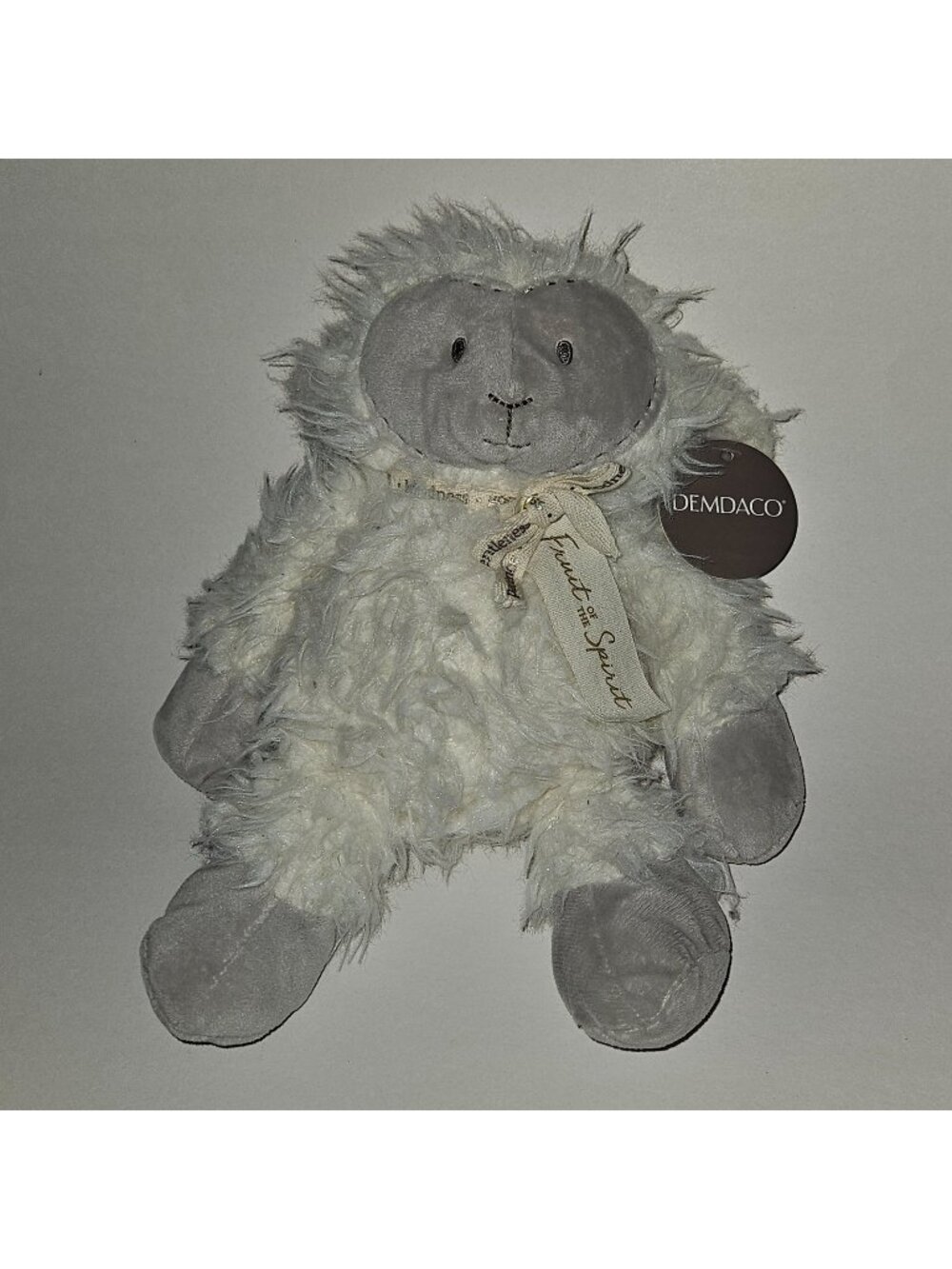 Demdaco Fruit of Spirit Sheep Lamb Plush Lovey 10" Stuffed Toy Galatians w/TAG